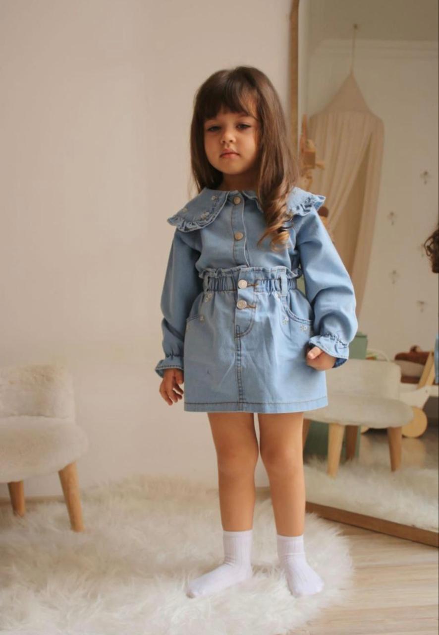 Isabell Denim Skirts Set