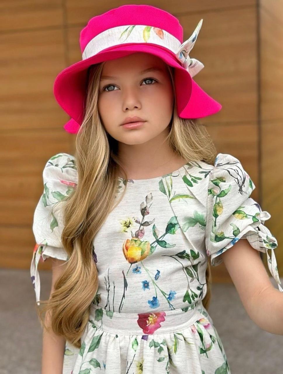 Fleur Printed Cotton Dress Set