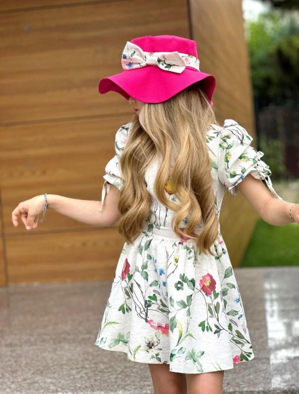 Fleur Printed Cotton Dress Set