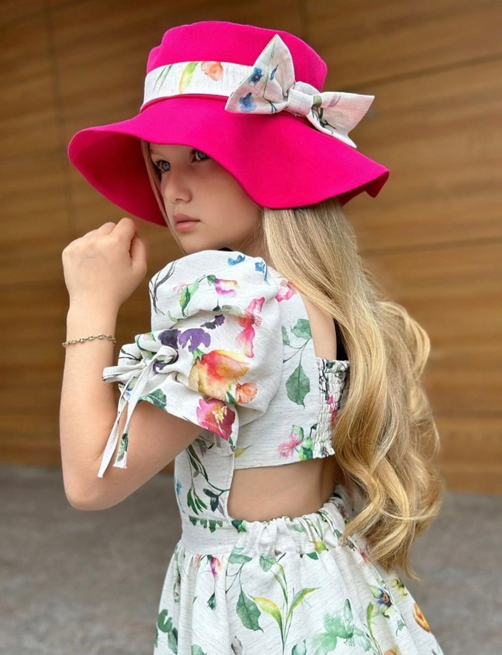 Fleur Printed Cotton Dress Set