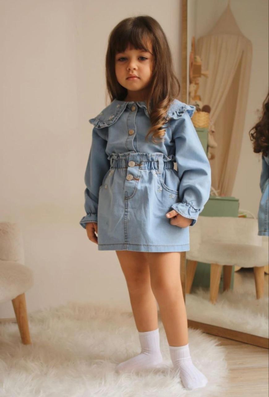 Isabell Denim Skirts Set