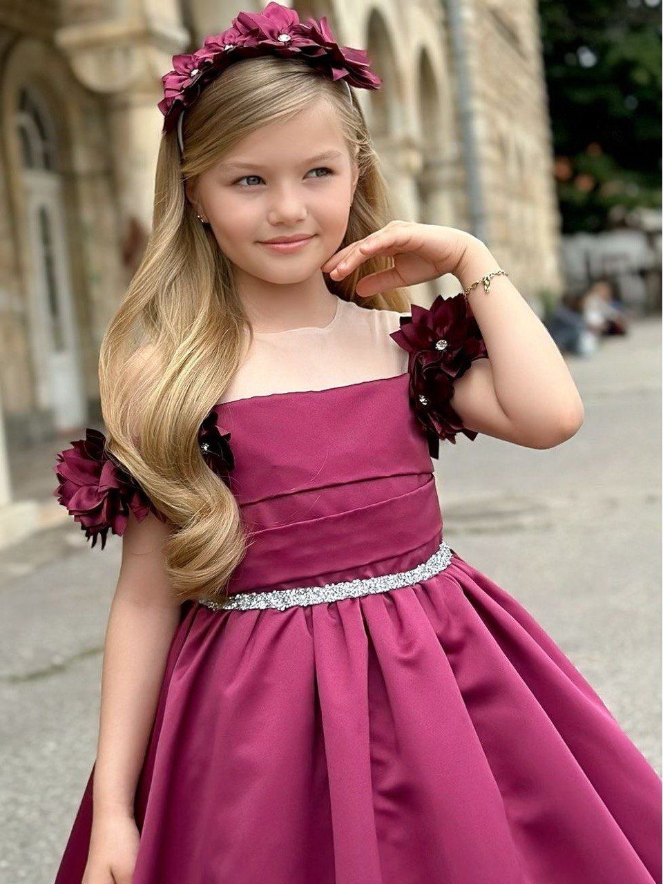 Carolina Princess Flower Dress Set