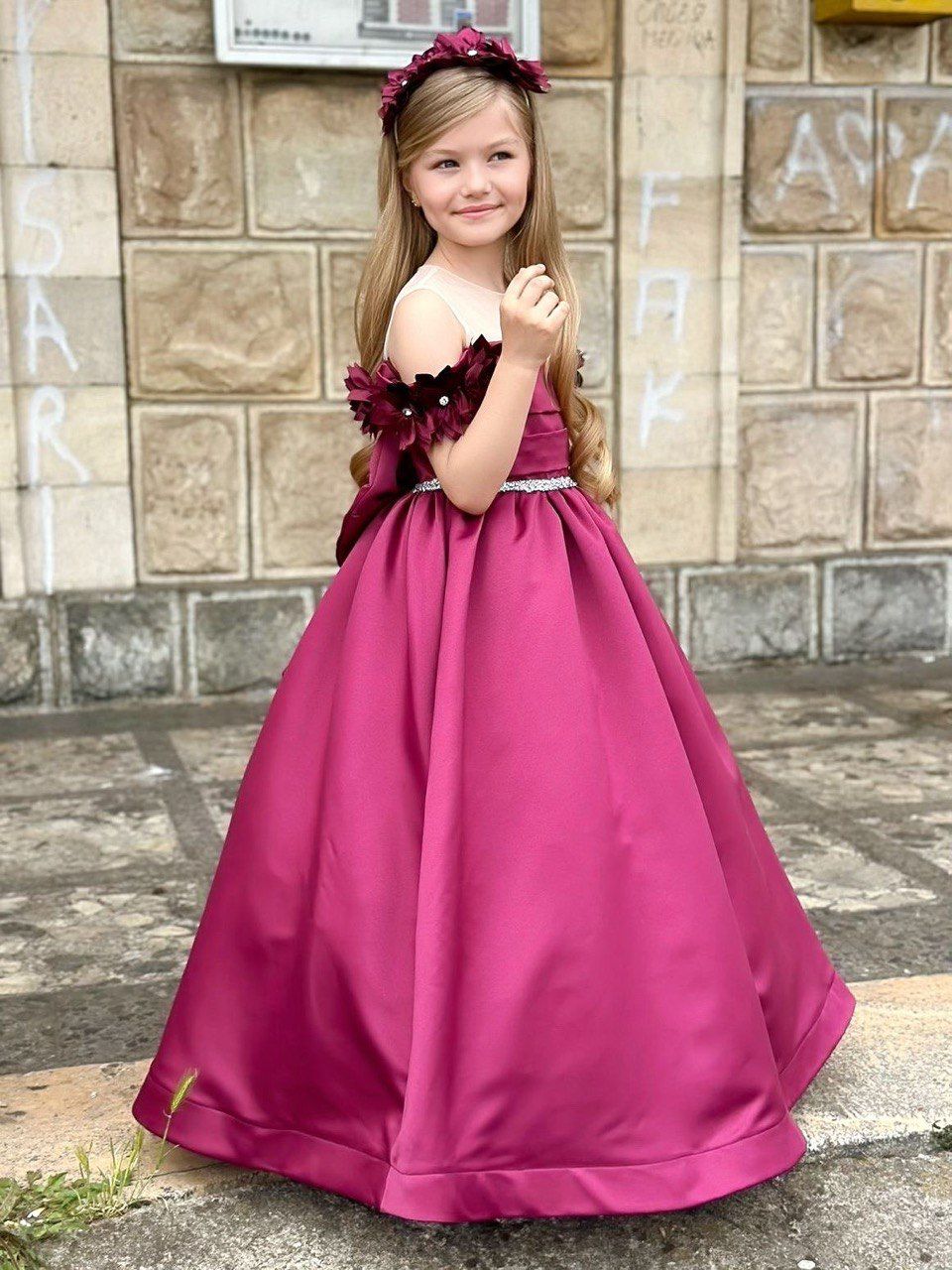 Carolina Princess Flower Dress Set