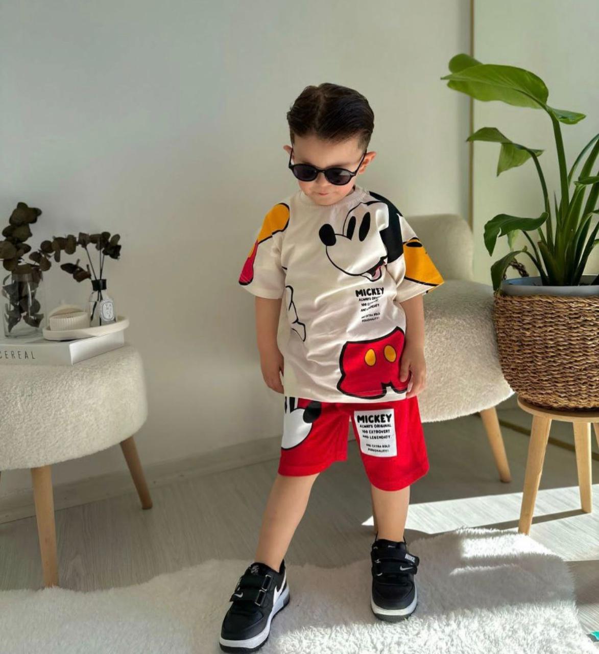 Mickey Boys Shorts Set