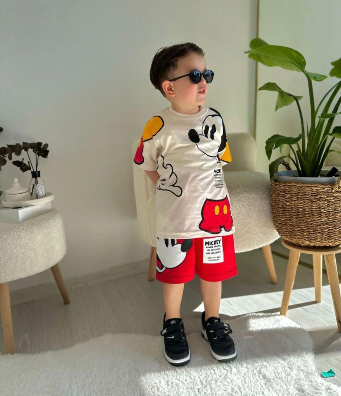 Mickey Boys Shorts Set